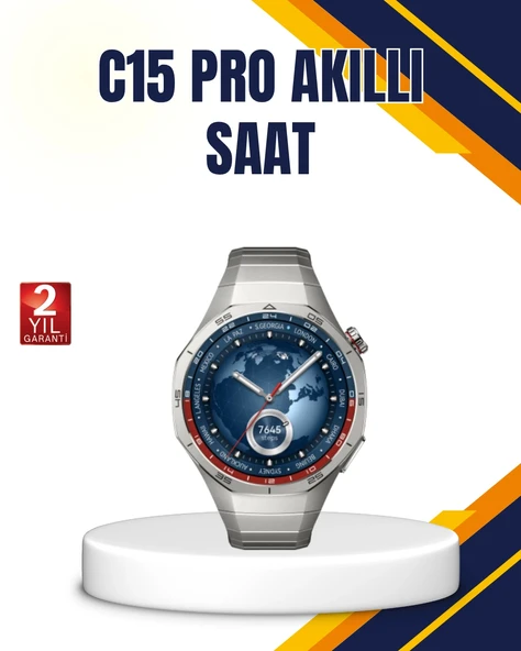 Gümüş Akıllı Saat 46mm Kasa ürün görseli 1