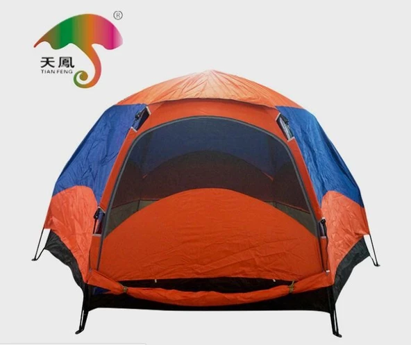 Tam Otomatik 10-12 Kişilik Kamp Çadırı | Çift Katmanlı, Su Geçirmez, Kolay Kurulum (320×320×170 cm) - 2