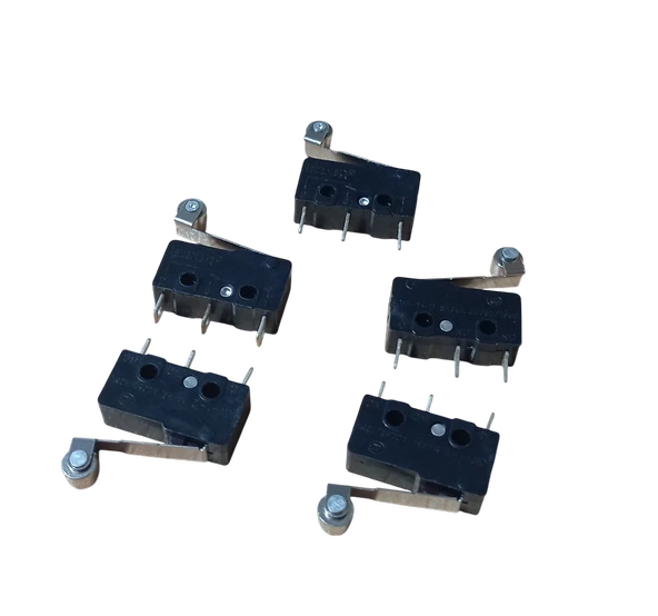 KW-1-2 Tekerlekli Sınır Anahtarı Makaralı Micro Switch 3 Pin - 5 Adet - 3