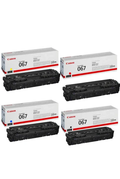 CANON CRG-067 / i-Sensys LBP-631Cw Toner Seti ürün görseli 1