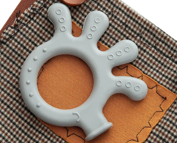 Babyjem Yumuşak Diş Kaşıyıcı Ahtapot Gri - Resim 2