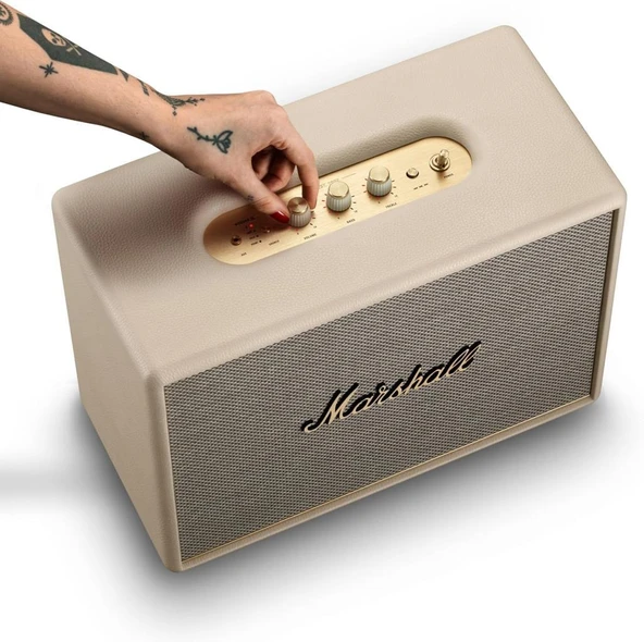 Marshall Woburn III Krem Bluetooth Hoparlör Outlet - 5