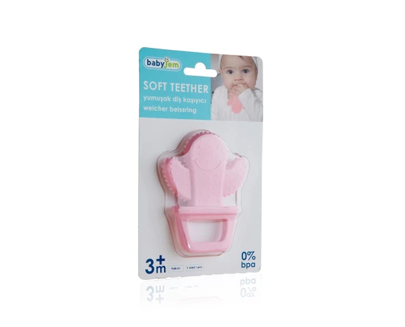 Babyjem Diş Kaşıyıcı Kaktüs Pembe - 7