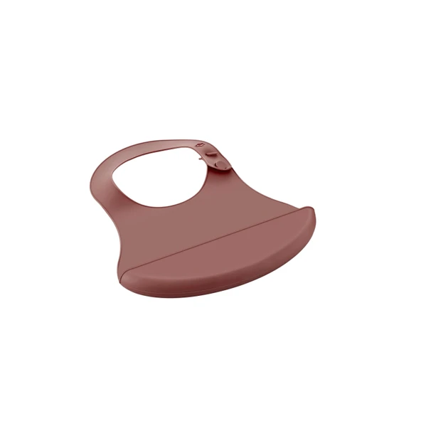 Babyjem Mini Silikon Önlük Mocha - 3