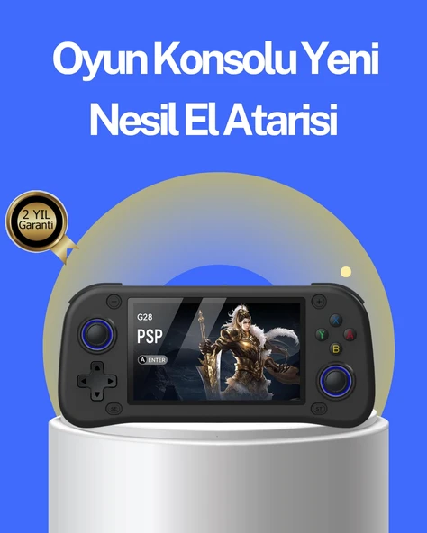 4.3” HD Ekranlı El Konsolu 64GB Hafıza Kartı ve 10000 Yüklü Oyun - 1
