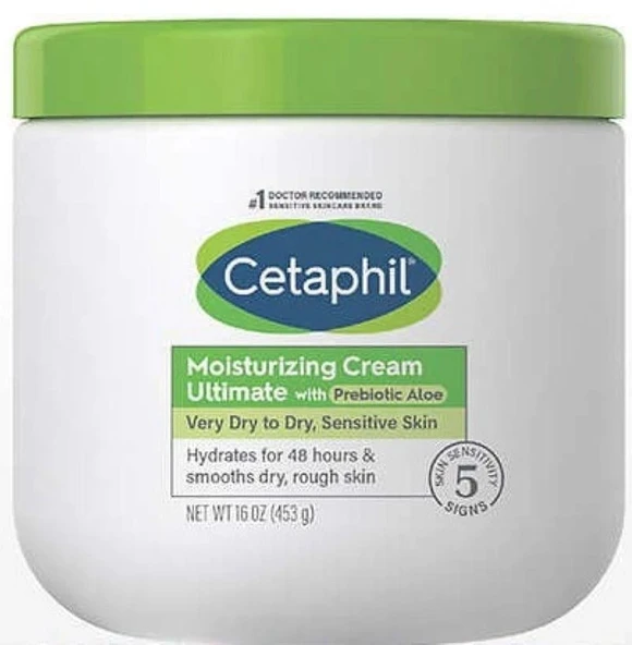 Cetaphil Prebiyotik Aloe İçeren Nemlendirici Krem Ultimate 453 gr