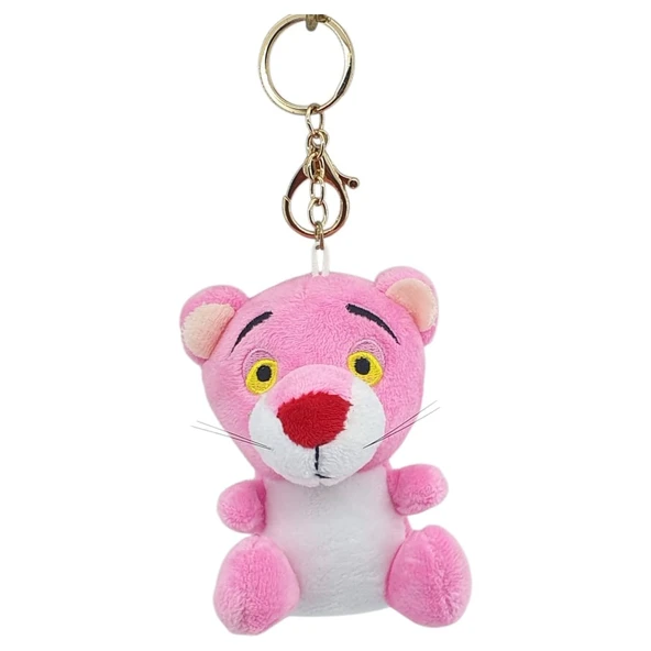 Peluş Pembe Panter Anahtarlık - 2211200 - Resim 2