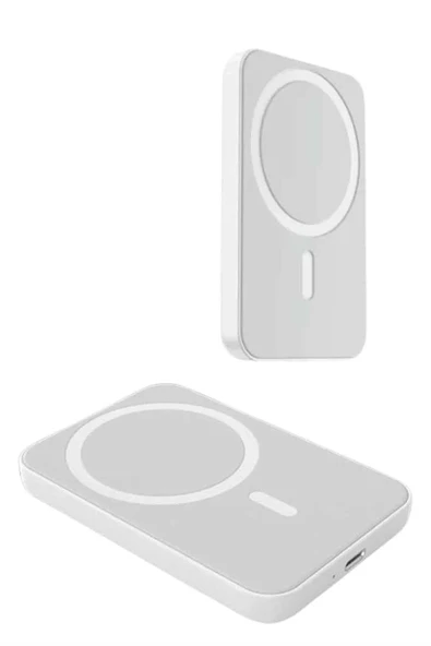 Magsafe Battery Pack Powerbank Kablosuz Şarj 5.000 mah - Resim 5