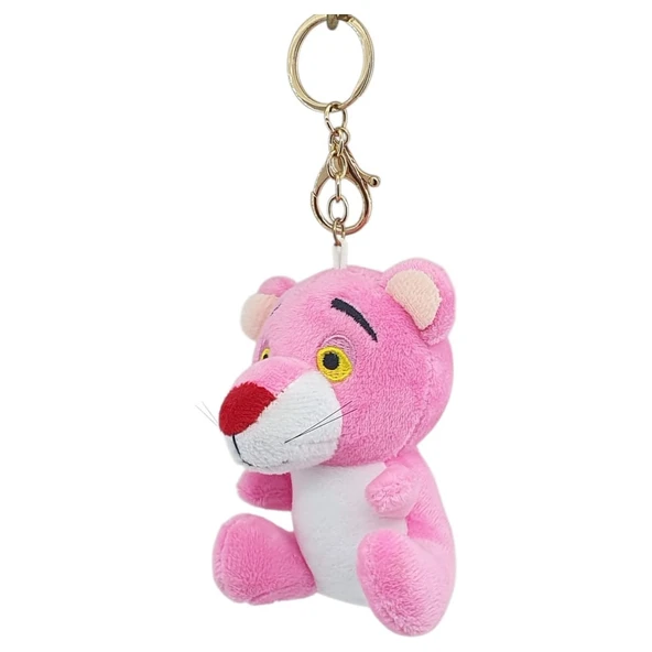 Peluş Pembe Panter Anahtarlık - 2211200 - Resim 3