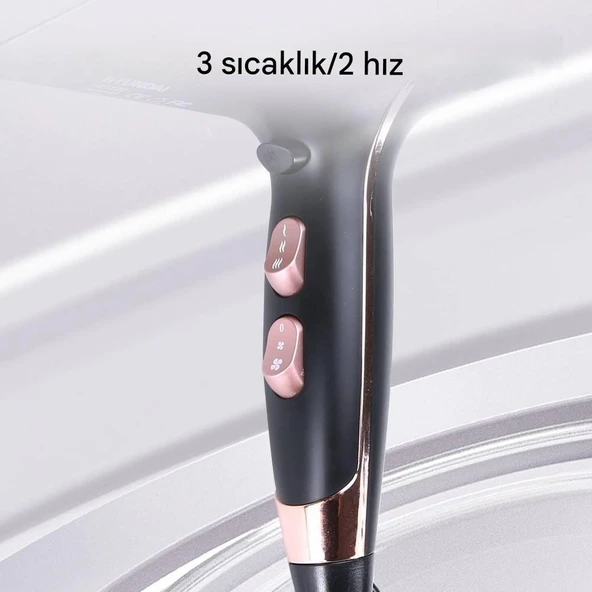 HYUNDAI Elektronik Fön Makinesi 1800 W Saç Kurutma Makinesi - 4