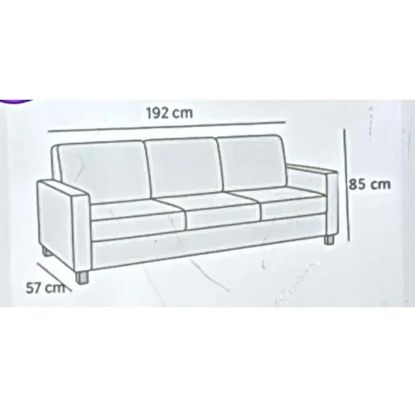 Altın Kelebek Jakarlı Streç Kaplama Maxi Takım Koltuk Örtüsü (3+3+1+1)-Antrasit - 2