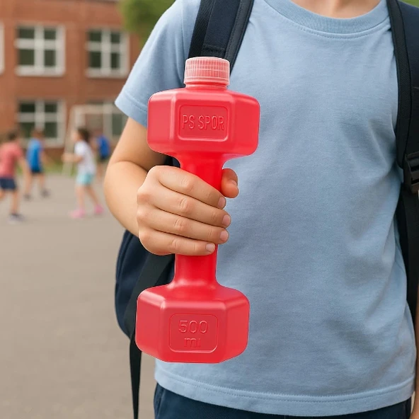 Kırmızı Dambıl Suluk 500 ml - Resim 2