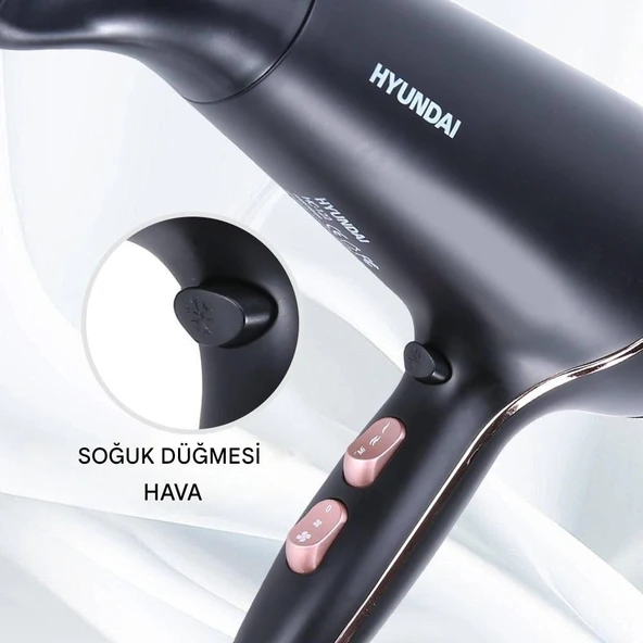 HYUNDAI Elektronik Fön Makinesi 1800 W Saç Kurutma Makinesi - 5