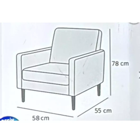 Altın Kelebek Jakarlı Streç Kaplama Maxi Takım Koltuk Örtüsü (3+3+1+1)-Antrasit - 3