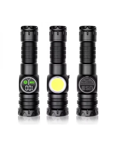 9 MOD ŞARJLI KAMP LAMBASI EL FENERİ ürün görseli