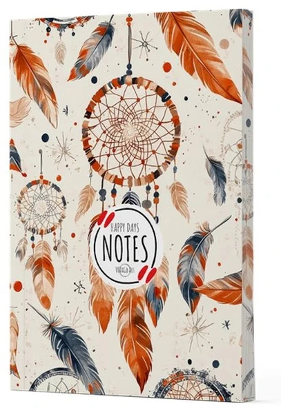 Tüy 5 - Yan Boyamalı Çizgili Defter ürün görseli