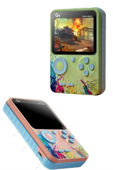 3.5 İnç Klasik Retro LCD Ekran 500 Oyunlu Oyun Konsolu Taşınabilir - Resim 5