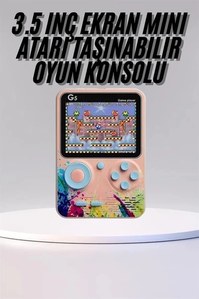 Game Box Mini 500 Adet Retro Oyun Taşınabilir Oyun Konsolu - Resim 2