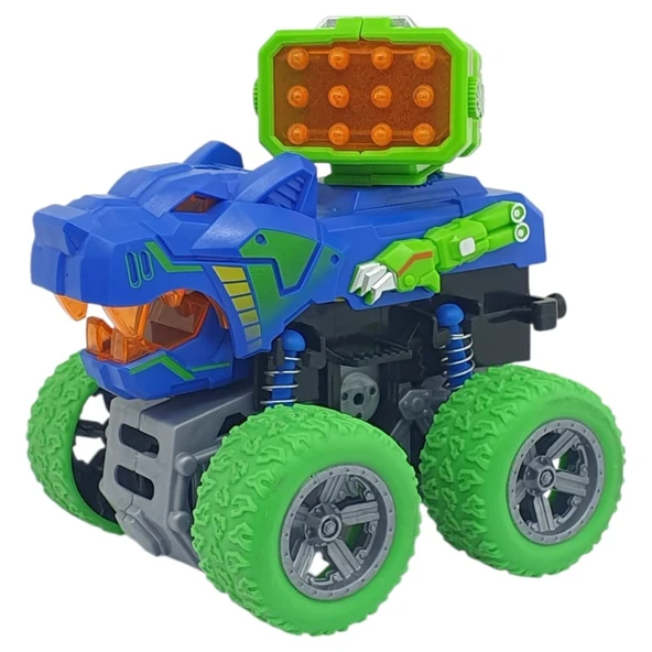 Sürtmeli Dinazor Araçlar - Sesli ve Işıklı - D500-19 - Lacivert ürün görseli