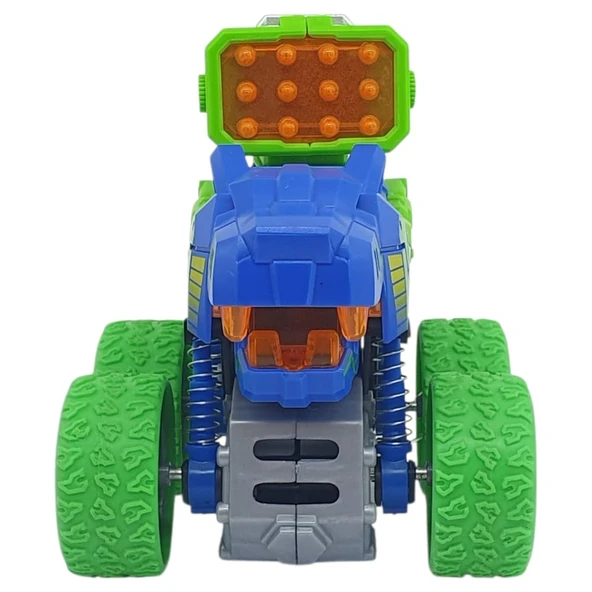 Sürtmeli Dinazor Araçlar - Sesli ve Işıklı - D500-19 - Lacivert - Resim 3