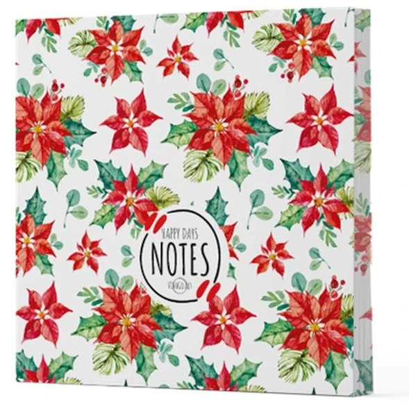 Yılbaşı 6 - Çizgisiz Yan Boyamalı Defter ürün görseli