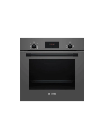 Bosch HBF512BH1T Antrasit Gri 66 lt Ankastre Fırın