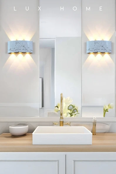 Voxify Beyaz Mermer Desenli Ct Haiti Aplik Modern Dekoratif Salon Duvar İşyeri Ofis Otel Restourant Kafe ürün görseli