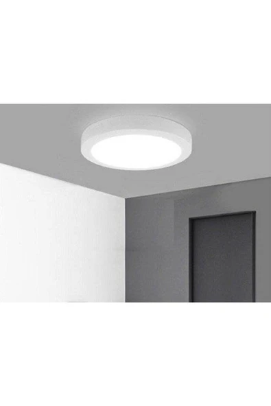 primelux Led Banyo Balkon Tuvalet Lambası Tavana Sıfır Led Armatür Avize 3200k Sarı Işık ürün görseli