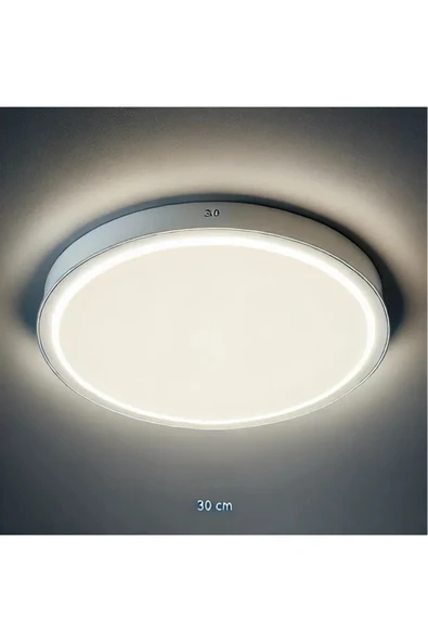 luxshome Tavana Sıfır Led Modern Avize Aydinlatma Gün Işığı Yüksek Lumen Güçlü Işık Balkon-mutfak-ofis-salon - Resim 8