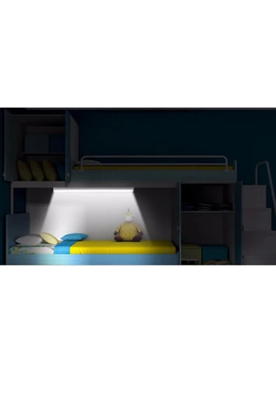 Viesteknoloji Mutfak Dolabı Led Aydınlatma 30cm Beyaz Renk - 5