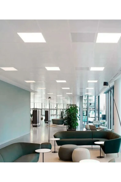 Voxify 60x60 Led Panel Asma Tavan Armatür Sıva Altı 40 Watt I?ş Yeri Ofis Fabrika Depo Garaj ( 10 Adet ) - Resim 3