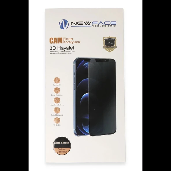 Joy Tekno Xiaomi Redmi Note 8 Pro 3D Antistatik Hayalet Cam Ekran Koruyucu - 3