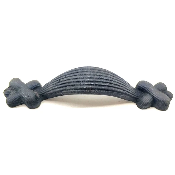 Antika Tarz Dekoratif Pirinç Örgü Mobilya Kulbu - 22x120 Mm, Oksit ürün görseli