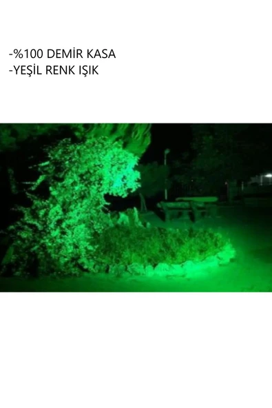 luxshome 100w Yeşil Işık Led Projektör Dış Mekan Su Geçirmez Bahçe ve Ağaç aydınlatma Lambası - Resim 2