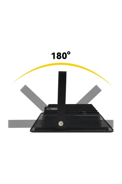 luxshome Led Projektör 100 W Ip 66 Su-toz Geçirmez 7200 Lm Smd Led Yüksek Işık Beyaz 6500k - 5