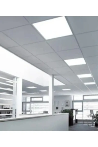 Voxify 60x60 Led Panel Asma Tavan Armatür Sıva Altı 40 Watt I?ş Yeri Ofis Fabrika Depo Garaj ( 10 Adet ) - Resim 4