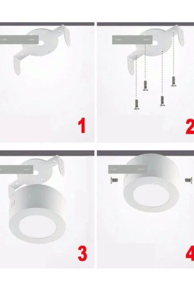 luxshome Modern Banyo Balkon Koridor Wc Banyo Led Glop Armatür Aplik Avize Neme/suya Dayanıklı 3200k Sarı - Resim 6