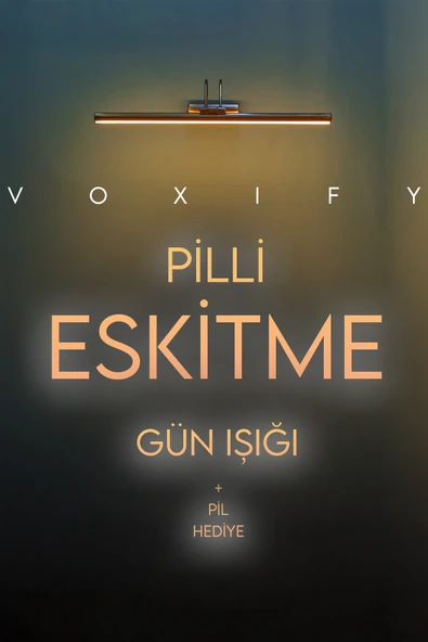 Voxify Eskitme Desenli Pilli Flüt Aplik Tablo Aydınlatma Banyo Ayna Üstü Aydınlatma - 1