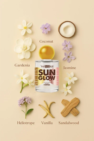 SUN GLOW KADIN PARFUM EDP 50 ML - Resim 3