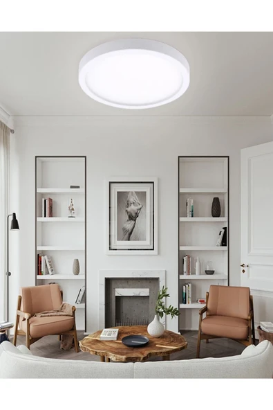 primelux Aydınlatma Tavan Glop Tavan Armatürü Balkon Banyo Koridor Wc Tuvalet Lambası Led Avize 6500k - Resim 2