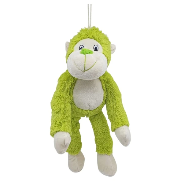 Peluş Maymun 40 cm - Yumuşak Peluş - G5501 - Yeşil - 2