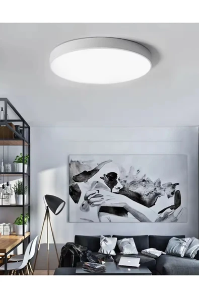 Voxify Modern Yeni Nesil Tavana Sıfır Led Spot Avize Tavan Aydınlatma Aydınlatma Armatürü 6500K Beyaz Işık ürün görseli