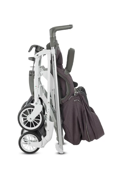 Inglesina Trilogy Tek El Tek Hamle ile Katlanıp Açılan Çift Yön Bebek Arabası - Marron Glace Outlet - 6