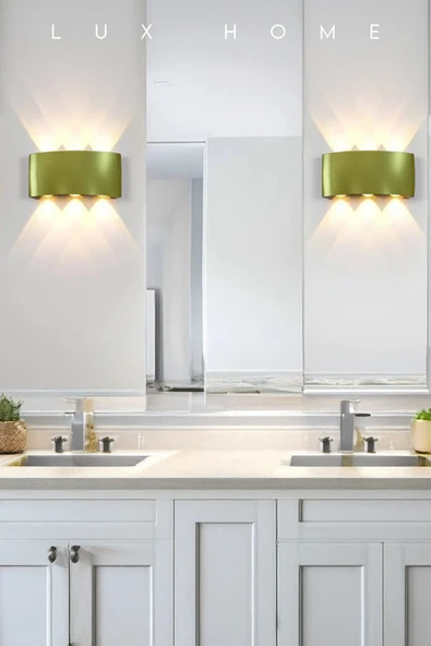 Voxify Gold Kasa Ct Haiti Aplik Modern Dekoratif Salon Duvar İşyeri Ofis Otel Restourant Kafe Gün Işığı - Resim 3