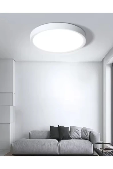 Voxify Modern Yeni Nesil Tavana Sıfır Led Spot Avize Tavan Aydınlatma Aydınlatma Armatürü 6500K Beyaz Işık - Resim 4