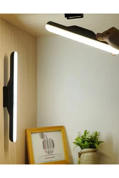 Voxify Usb Şarjlı Mıknatıslı Kablosuz Mutfak Tezgah Altı Dolap İçi Kabin Led Aydınlatma Lambas 3 Renk - Resim 3