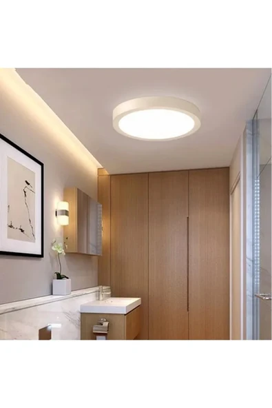 luxshome Tavana Sıfır Led Modern Avize Aydinlatma Gün Işığı Yüksek Lumen Güçlü Işık Balkon-mutfak-ofis-salon - Resim 7