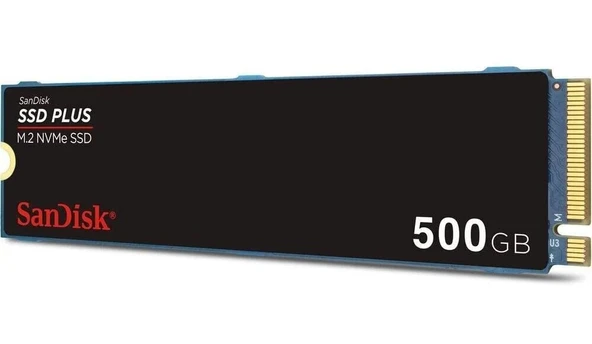 SANDISK 500GB SSD PLUS 2400-1500MBPS M.2 PCIE Gen 3.0 NVMe SDSSDA3N-500G-G26 - 1