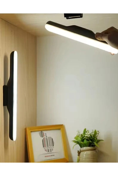 Voxify Şarjlı Mıknatıslı Yapışkanlı Kablosuz Led Spot Aplik Mutfak Tezgah Altı Spot Lamba Işığı 3 Renk - Resim 6