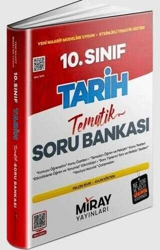 10. Sınıf Tarih Konu Özetli Tematik Soru Bankası Miray Yayınları ürün görseli 1